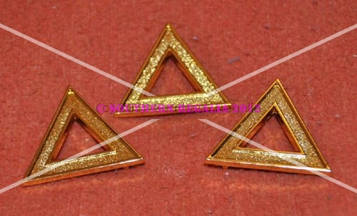 Royal Ark Mariner Grand Officers Apron Triangles [set of 3] - Click Image to Close